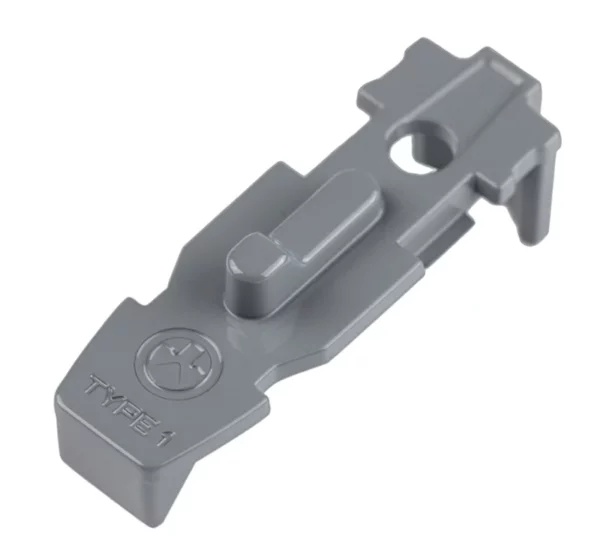 Magpul MAG803-GRY Tactile Lock-Plate Type 1 Made of Polymer w/ Stealth Gray Finish & 1/8" Single Ridge for PMAG 10/20/30 AR/M4 GEN M3/AR 300 B GEN M3 Floor Plates/5 Per Pack