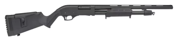 Rock Island PA12H18 All Generations  12 Gauge 3" 5+1 18.50" Black Anodized Contoured/Smooth Bore/Vent Rib Barrel, Black Fixed w/Adjustable Cheek Rest Stock