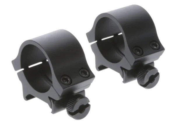 TruGlo TGTG8961B1 Lightweight Scope Rings  Matte Black 1" Medium