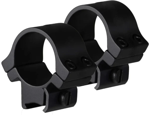 TruGlo TGTG8961B3 Lightweight Scope Rings  Matte Black 1" Medium 4 Screws (2 Per Side)