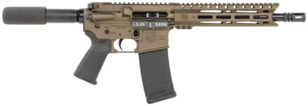 Diamondback DB1915K071 DB15 AR Pistol Carbine Length 5.56x45mm NATO 10" 30+1 Midnight Bronze Buffer Tube Stock