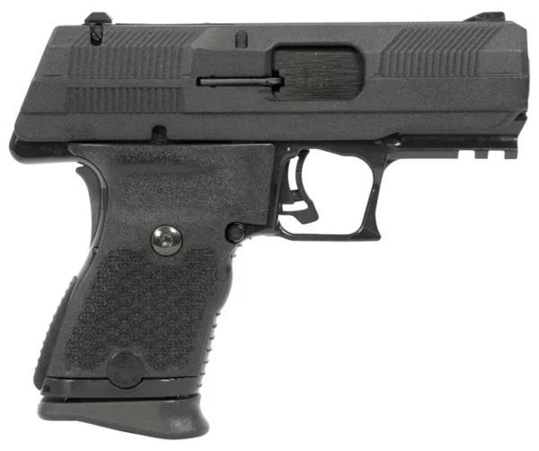 Hi-Point YC9NTB YC9  9mm Luger 10+1 3.93" Black Steel Barrel, Black YC9 Styled/Serrated Slide, Black Polymer Frame w/Picatinny Rail, Black Plastic Grips