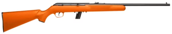 Savage Arms 40220 64 F 22 LR 10+1 21", Blued Barrel/Rec (Drilled & Tapped), Orange Synthetic Stock, Open Sights