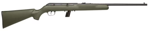 Savage Arms 40221 64 F 22 LR 10+1 21", Blued Barrel/Rec (Drilled & Tapped), Green Synthetic Stock, Open Sights