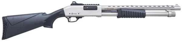 Howa FRMN1220SYN Mariner  12 Gauge Pump 3" 4+1 18.50" Black Full Heat Shield Barrel, Black Picatinny Rail Steel Receiver, Fixed Black Synthetic Stock