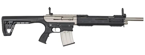 SDS Imports 21000102 TAR 12MP  12 Gauge 3" 5rd 18.50" Nickel Marine Benelli/Mobil Polymer Stock