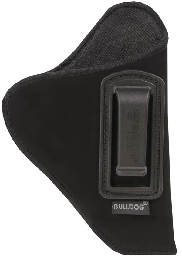Bulldog DIP20 Deluxe  IWB Black Suede Like Belt Clip Fits Glock 42/43/Ruger LC9/2-3" Barrel Right Hand
